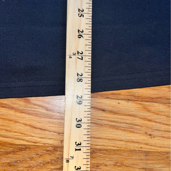 NWT Quacker Factory 1X 3/4 Sleeve T-Shirt w/Pink 3D Flowers Black/Rhinestones - Picture 9 of 12